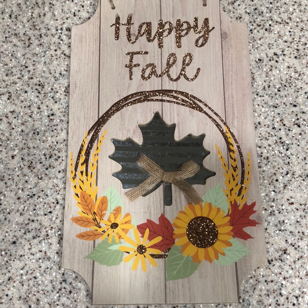 🆕🍁 Happy Fall Plaque